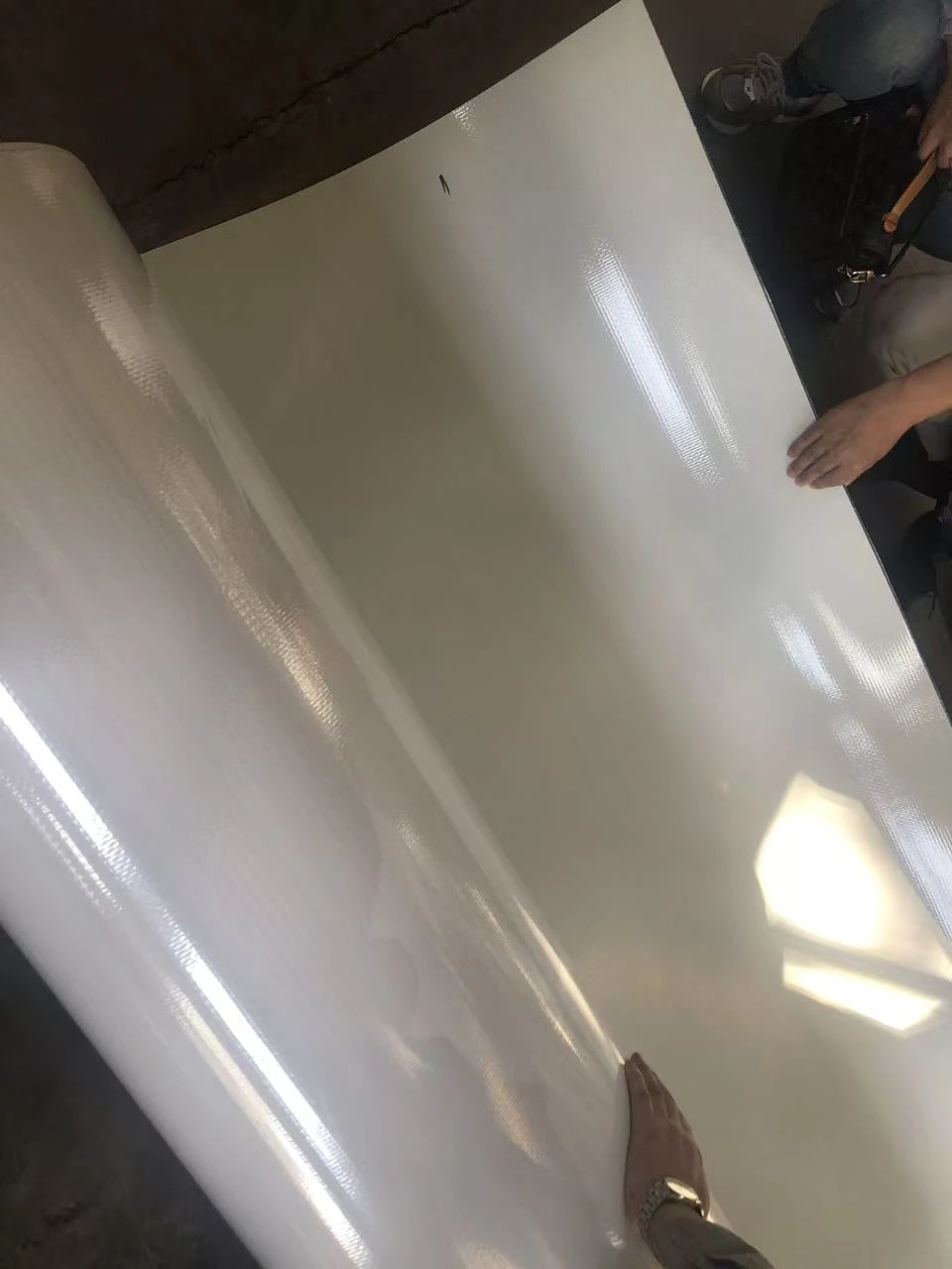 Ομαλό πάνελ RAL9016 FRP